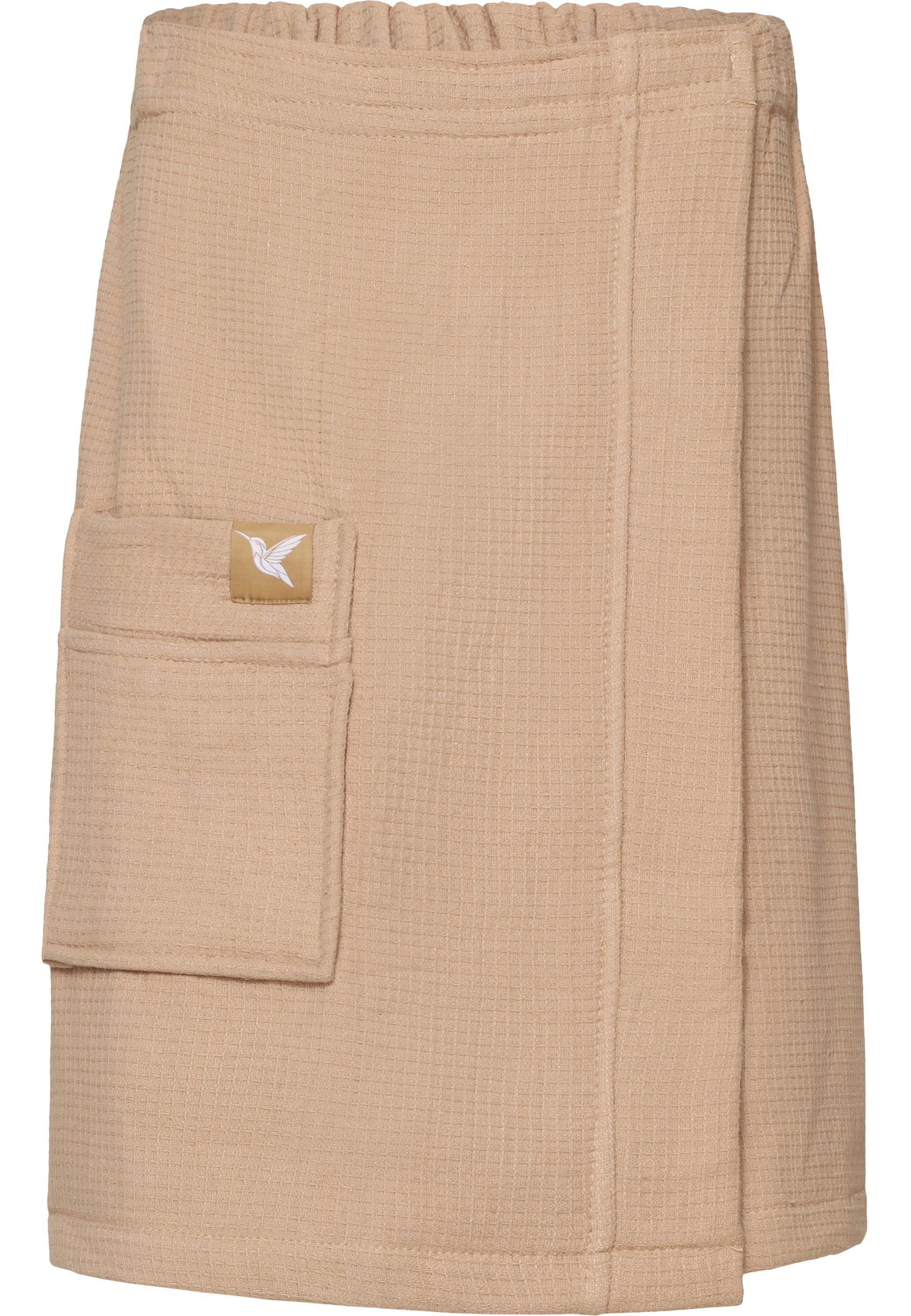 Ladeheid Kilt Herren Frottee Saunakilt LA40-219, Knielänge, Baumwolle, ohne
