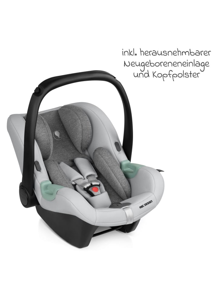 ABC-Design Babyschale Tulip (Autositz Gruppe 0  / i-Size) in grau günstig kaufen onesize