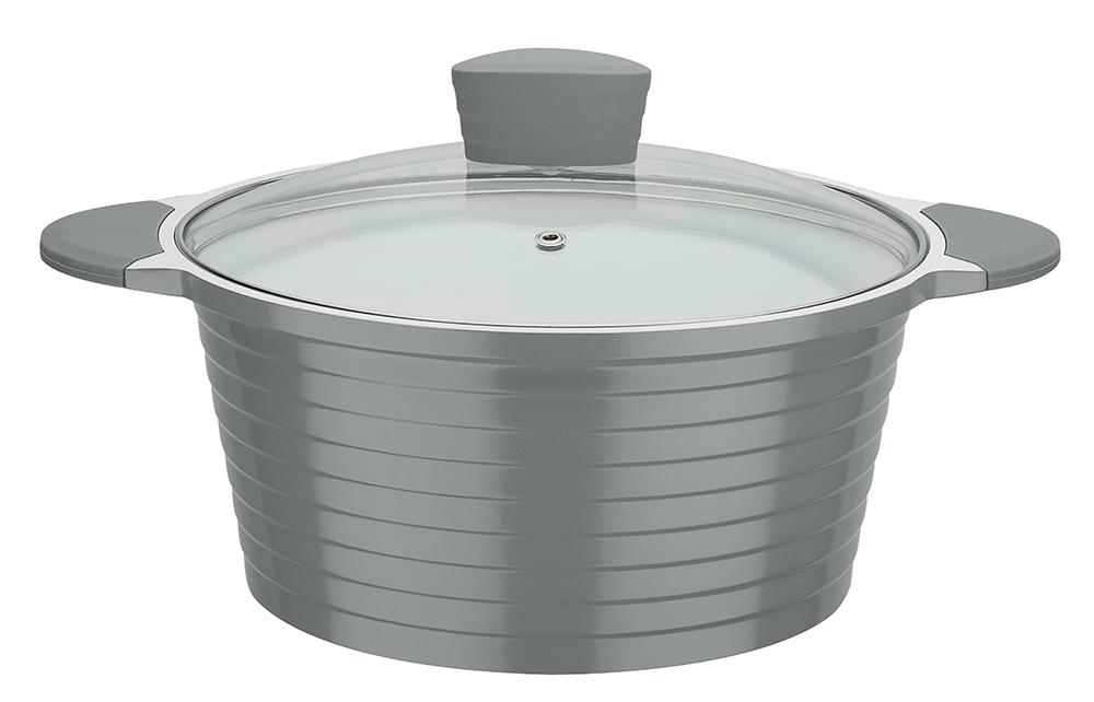 GSW Casa Royale Kochtopf Elverum - ø ca. 16 cm, grau