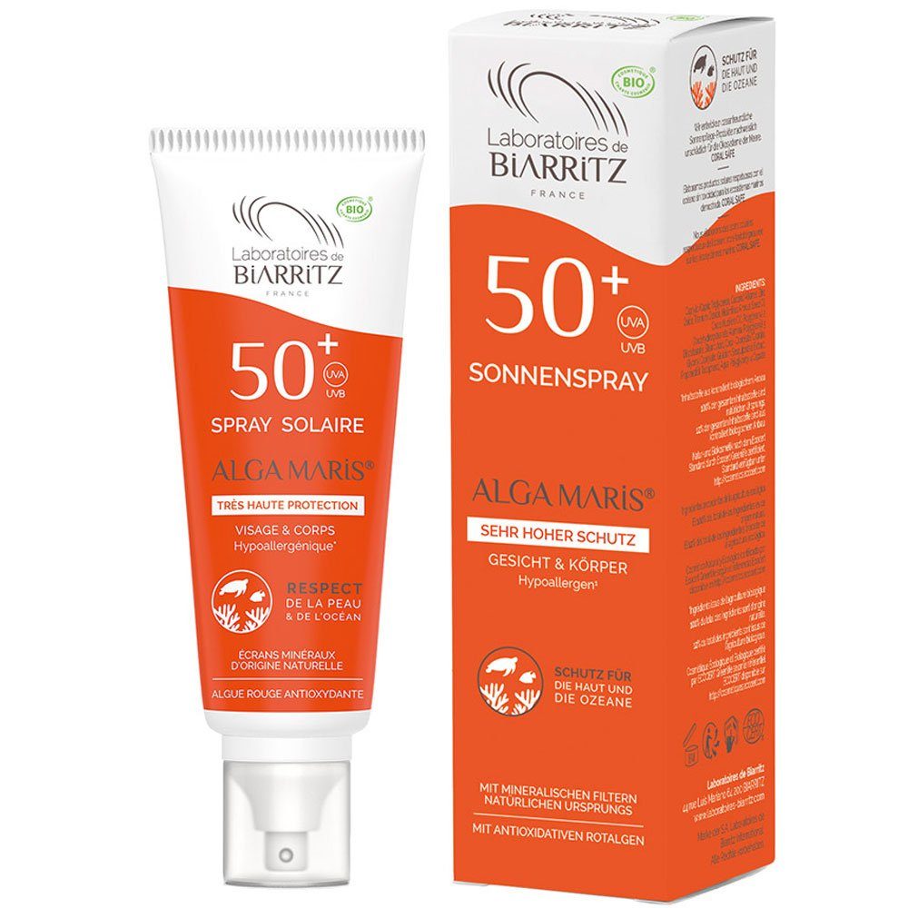 Laboratoires Biarritz Sonnenschutzcreme Alga Maris Sonnenspray LSF, 100 ml