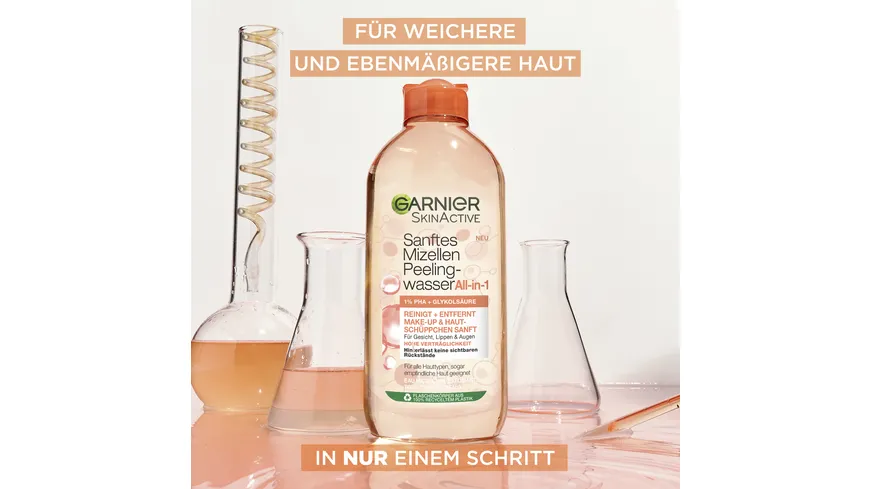 Skin Active Mizellen Gesichtswasser PHA/AHA Peeling 400 ml