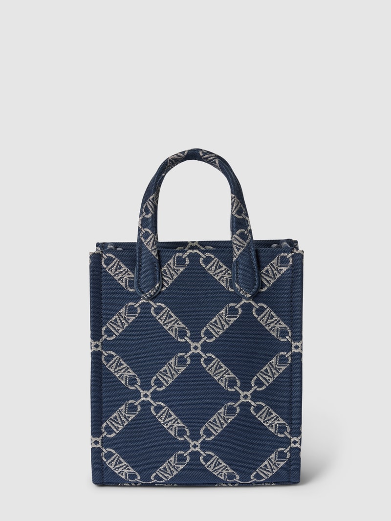 Crossbody Bag mit Label-Stitching Modell 'GIGI' in marineblau