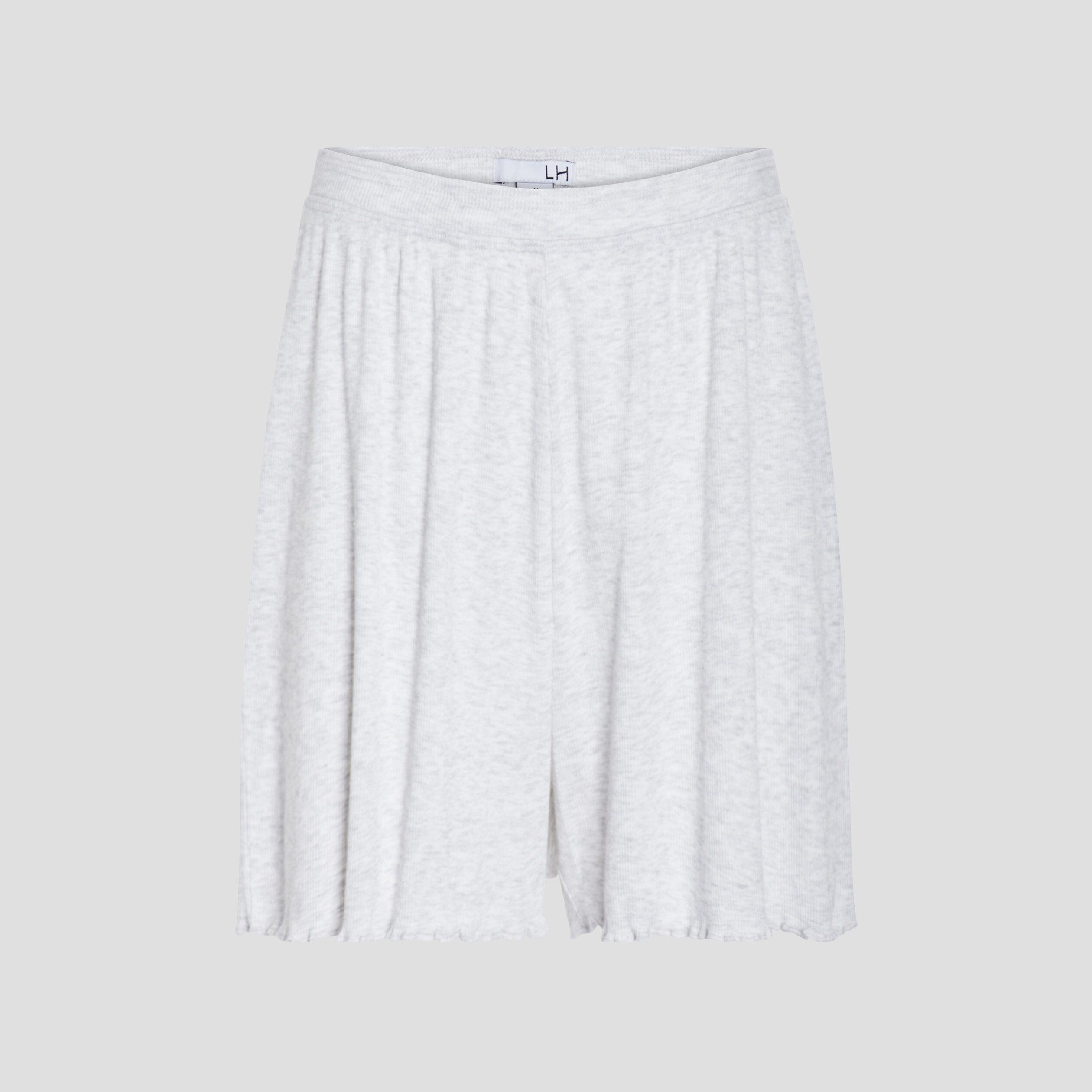 Bas de pyjama short gris clair femme | La Halle