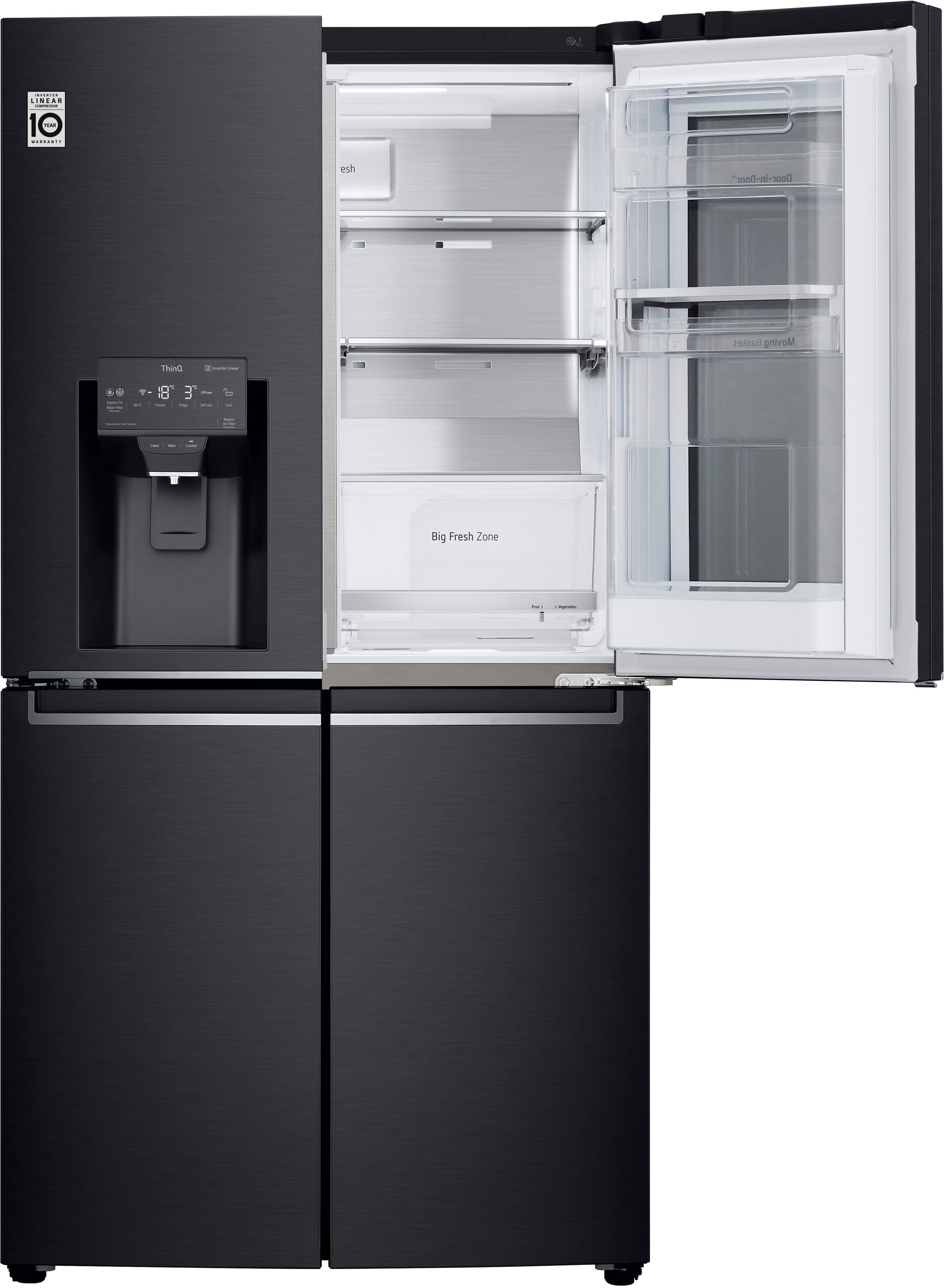 LG Multi Door GMX945MC9F, 179,3 cm hoch, 91,2 cm breit
