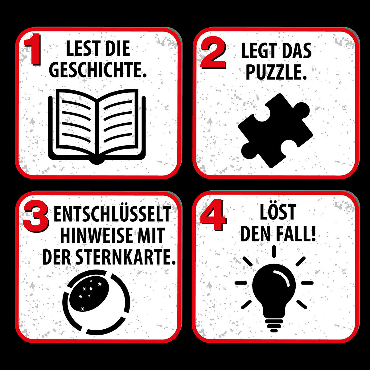 Krimi-Puzzle: Die drei  Kids - Der gestohlene Stern, 200 Teile
