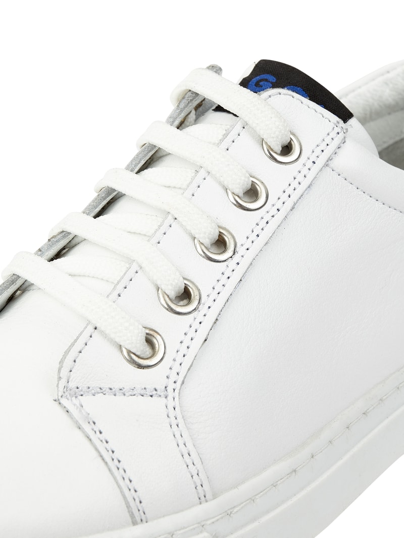Sneaker aus Leder in weiß