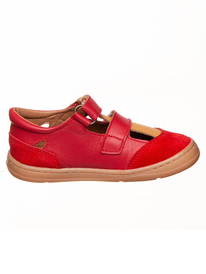 kmins Leder-Barfußschuhe in Rot günstig kaufen
