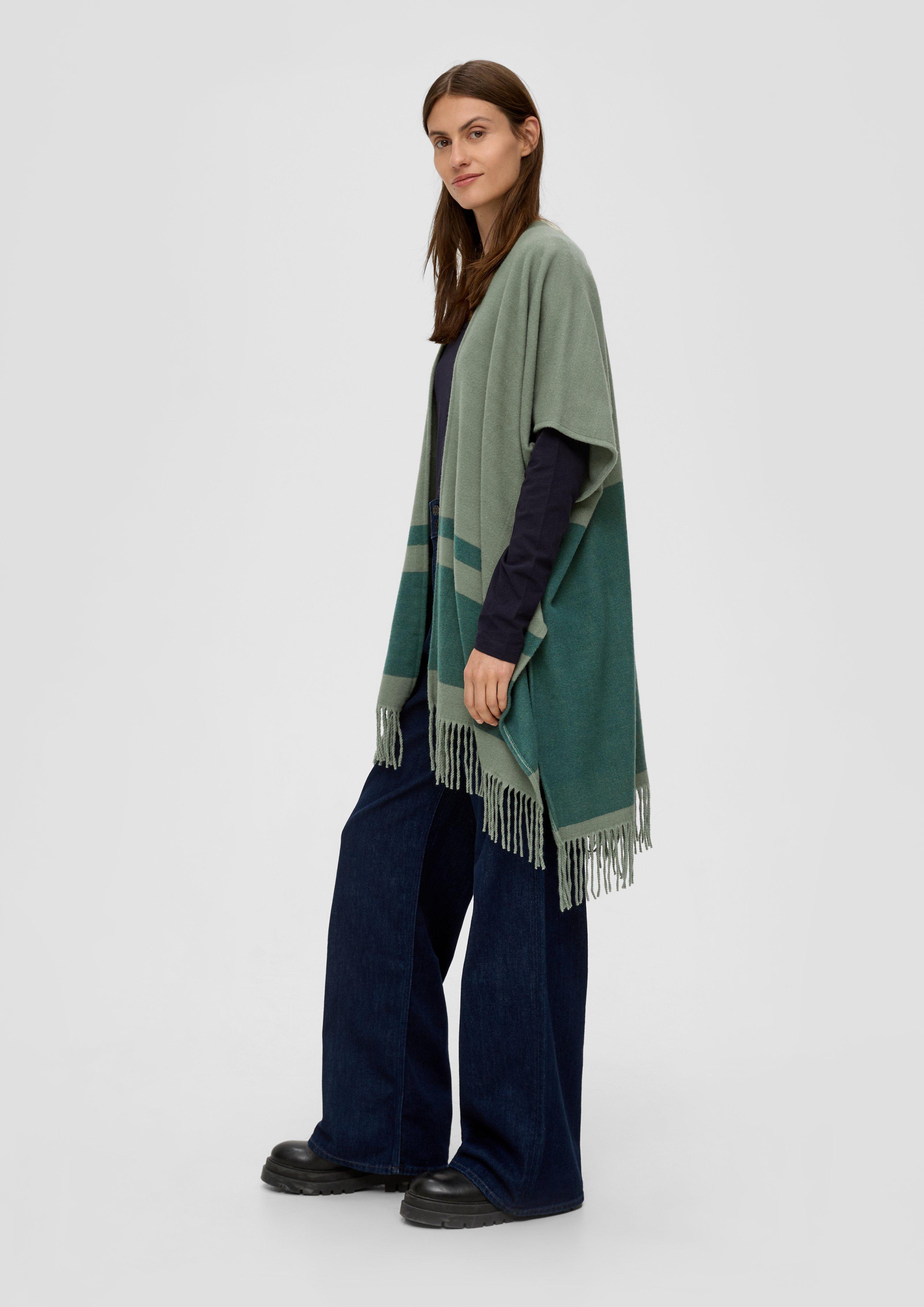 Poncho mit Streifenmuster  2136454-7210