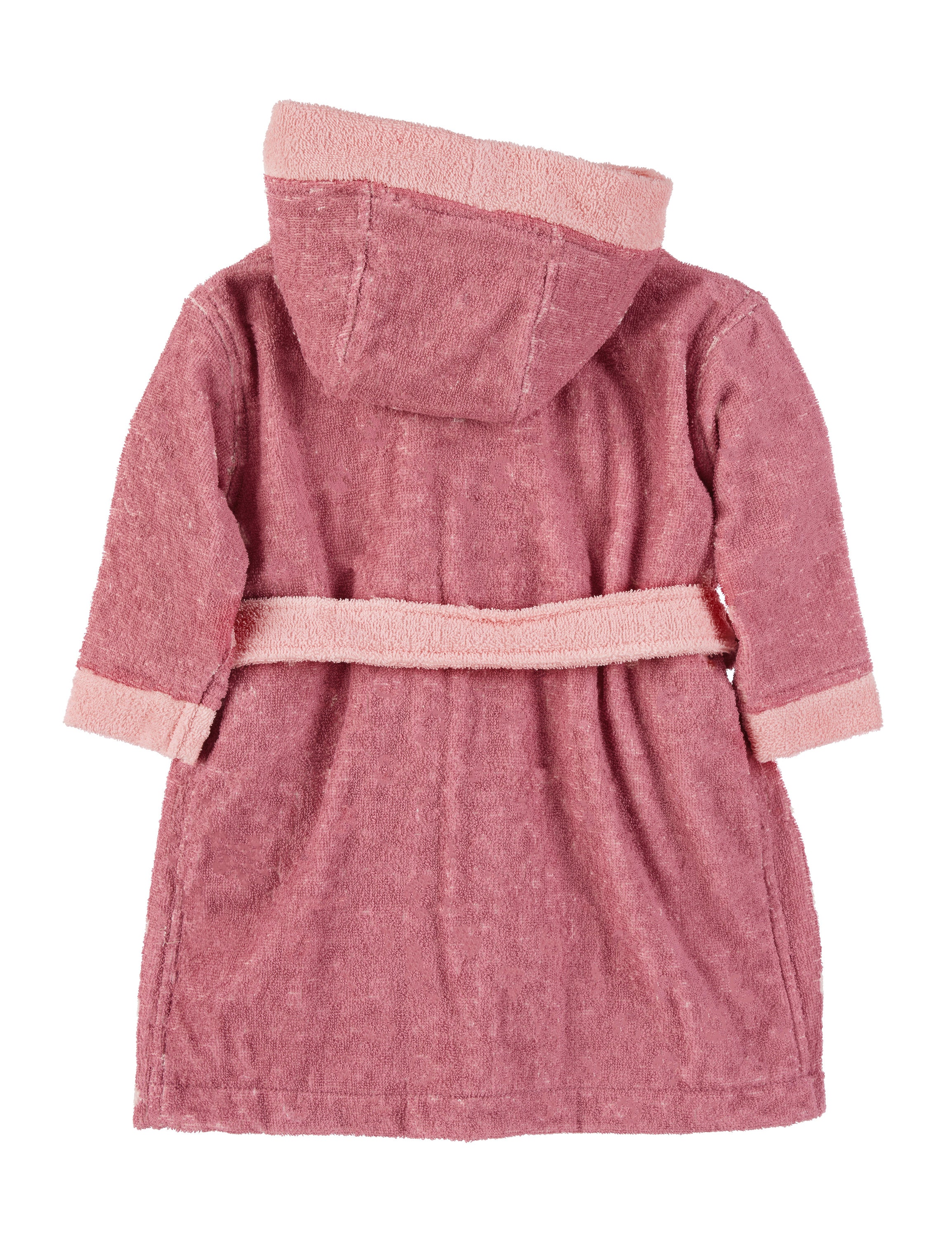 Bademantel Maus Mabel aus Frottee mit Kapuze, Rosa