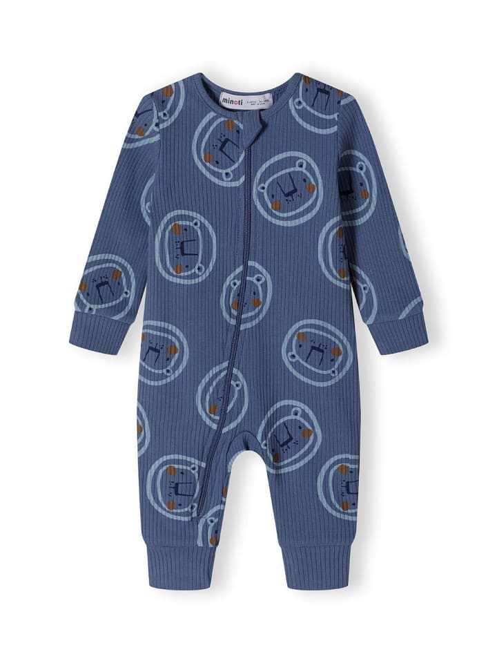 Minoti 3er. Set: Strampler 21babyrib2 in hellblau günstig kaufen 50