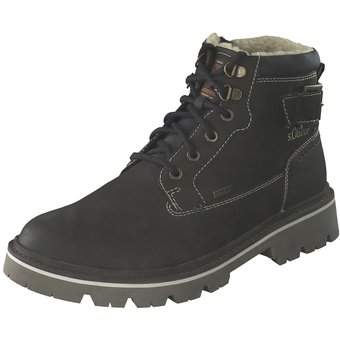 s.Oliver Schnürstiefelette in braun