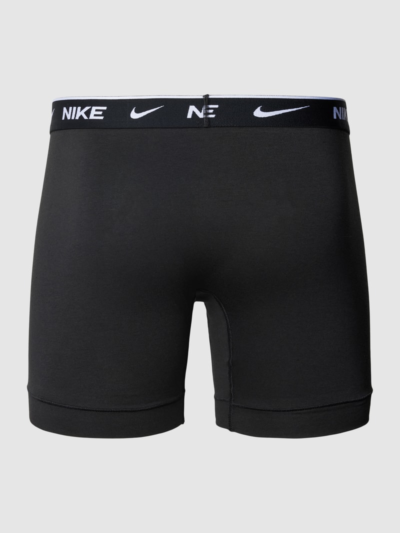 Trunks mit elastischem Logo-Bund in schwarz