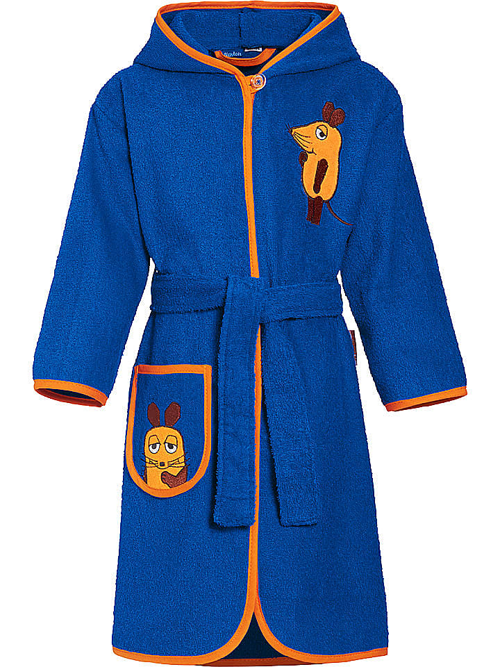 Playshoes Bademantel in Blau günstig kaufen 110/116