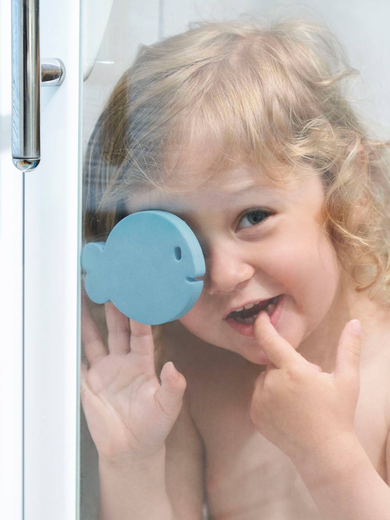 Livre + marionnette + stickers de bain en mousse BADABULLE multicolore