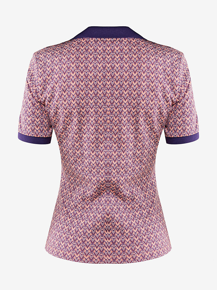 Mexx Poloshirt in Rosa/ Lila günstig kaufen