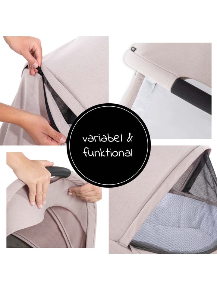 Hauck Babywanne für Buggy Colibri - Melange Beige in beige,schwarz günstig kaufen onesize
