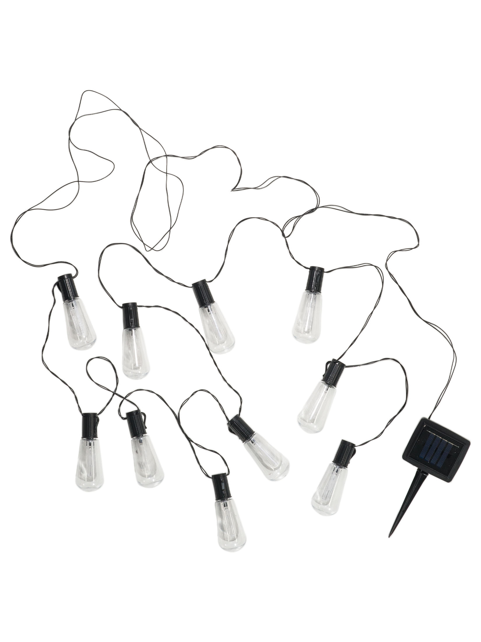 Tilbarg Solar-Lichterkette, Transparent