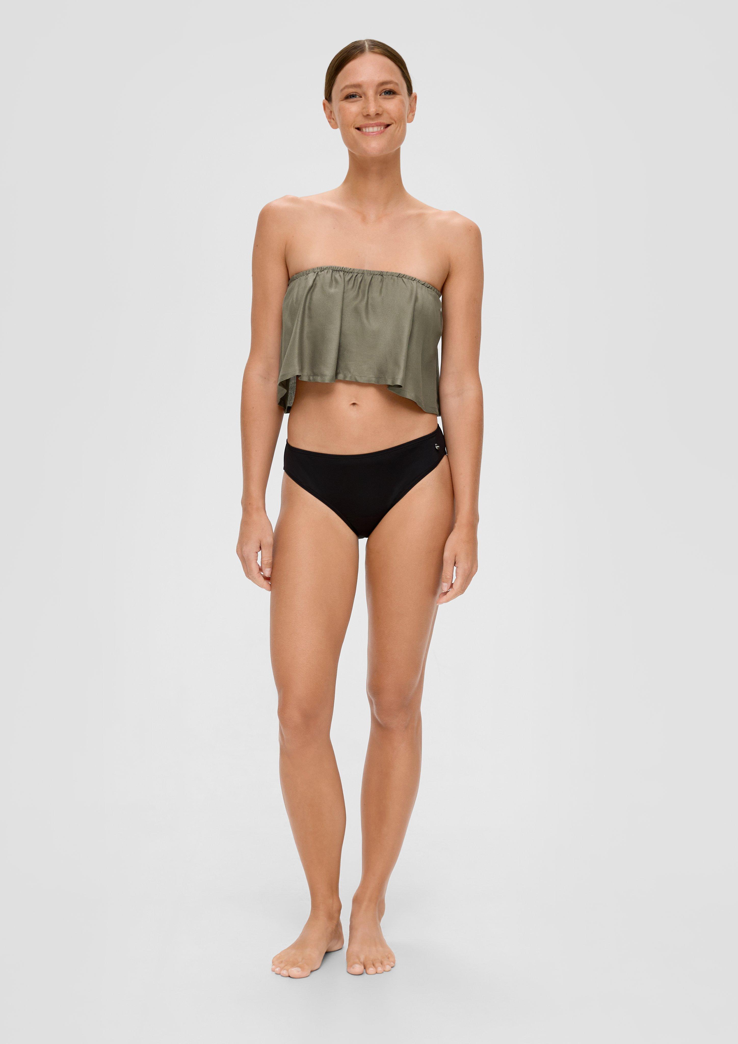Bandeau-Top mit Volant  6009028-7800