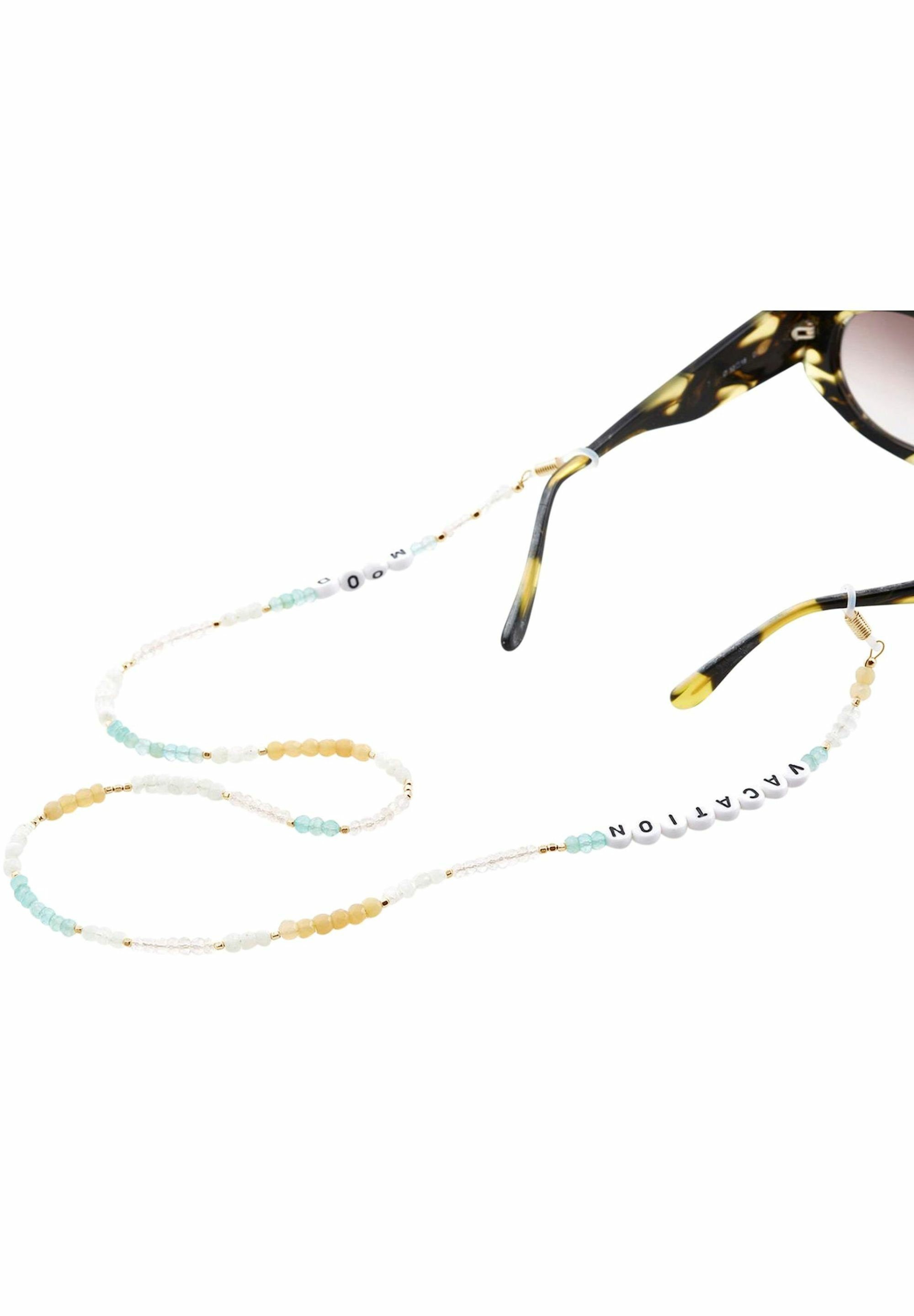 Gemshine Brillenkette Brillenkette: Sonnenbrille, Lesebrillee in Pastelltönen VACATION MOOD