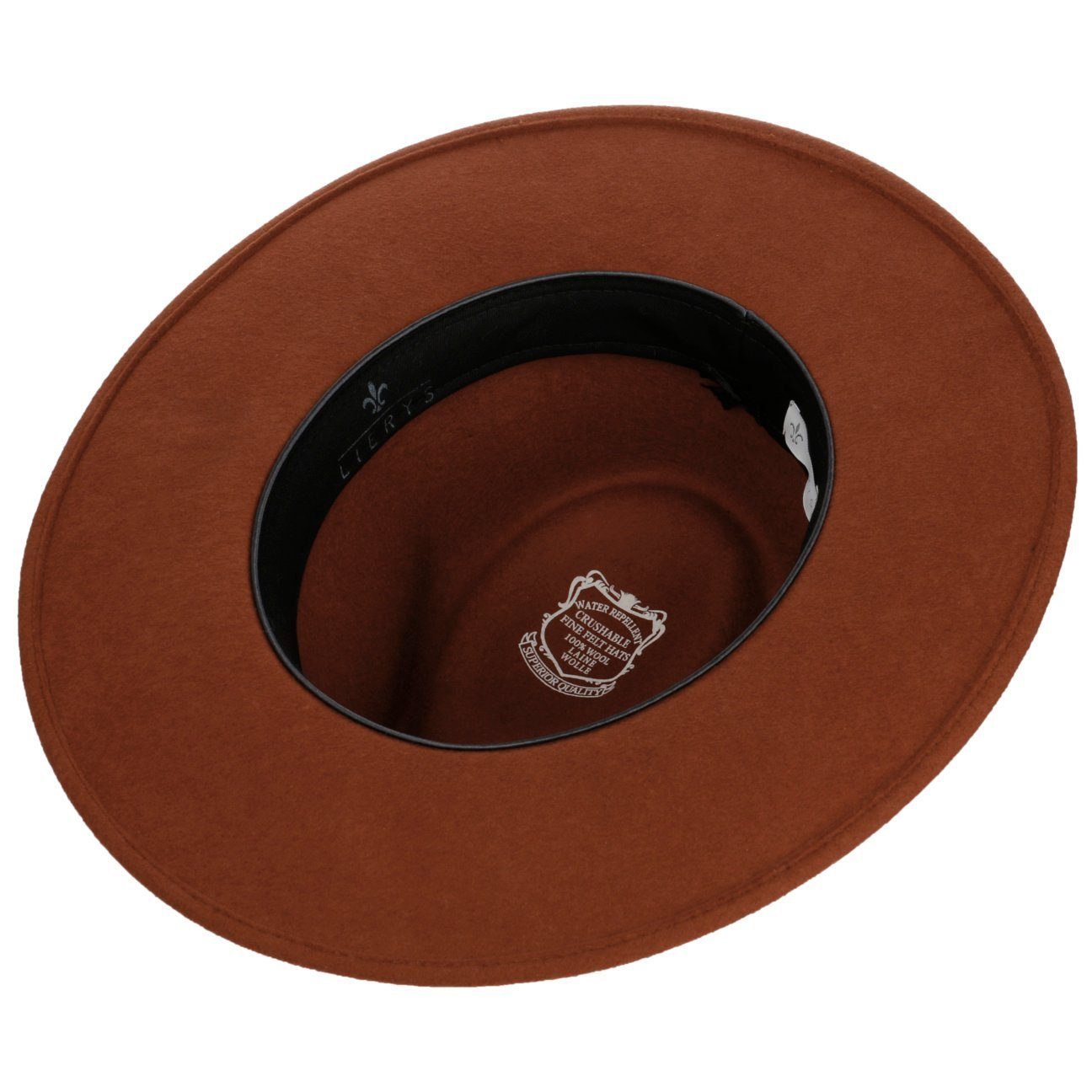 Lierys Filzhut (1-St) Wollfilzhut mit Lederband, Made in Italy