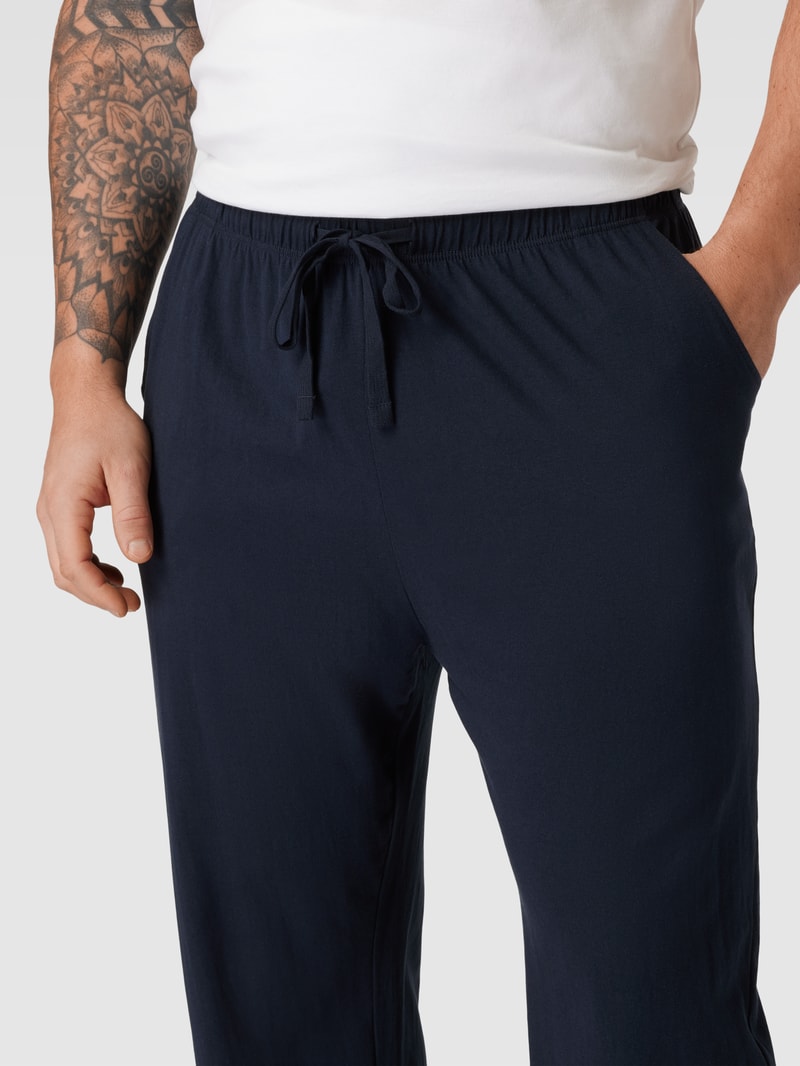 PLUS SIZE Sweatpants mit Eingrifftaschen Modell 'SAPPORO' in dunkelblau