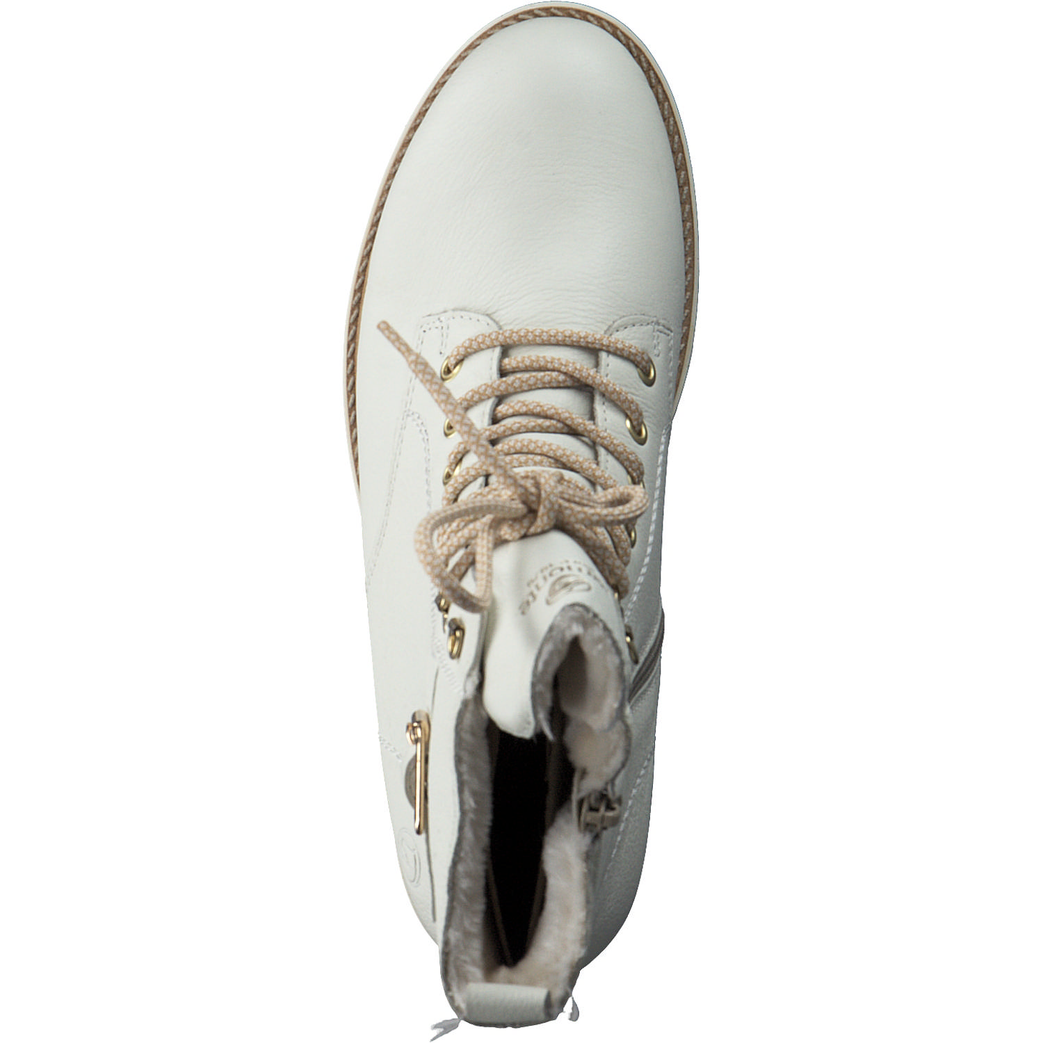 Remonte D8475, Schnürstiefeletten, Damen, Weiß (Weiss)