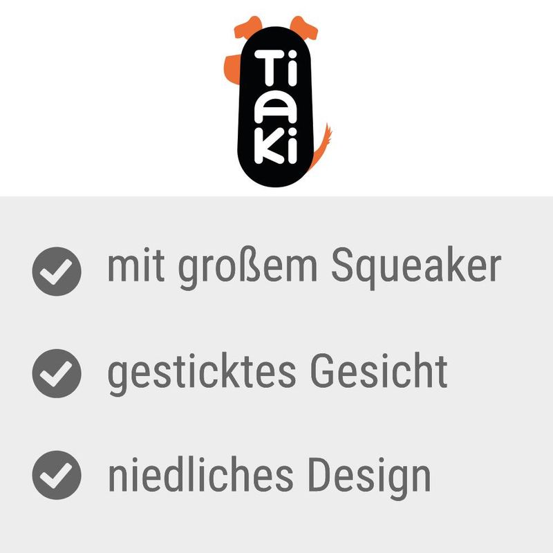 TIAKI Hundespielzeug Jack Squeaker zu TOP-Preisen