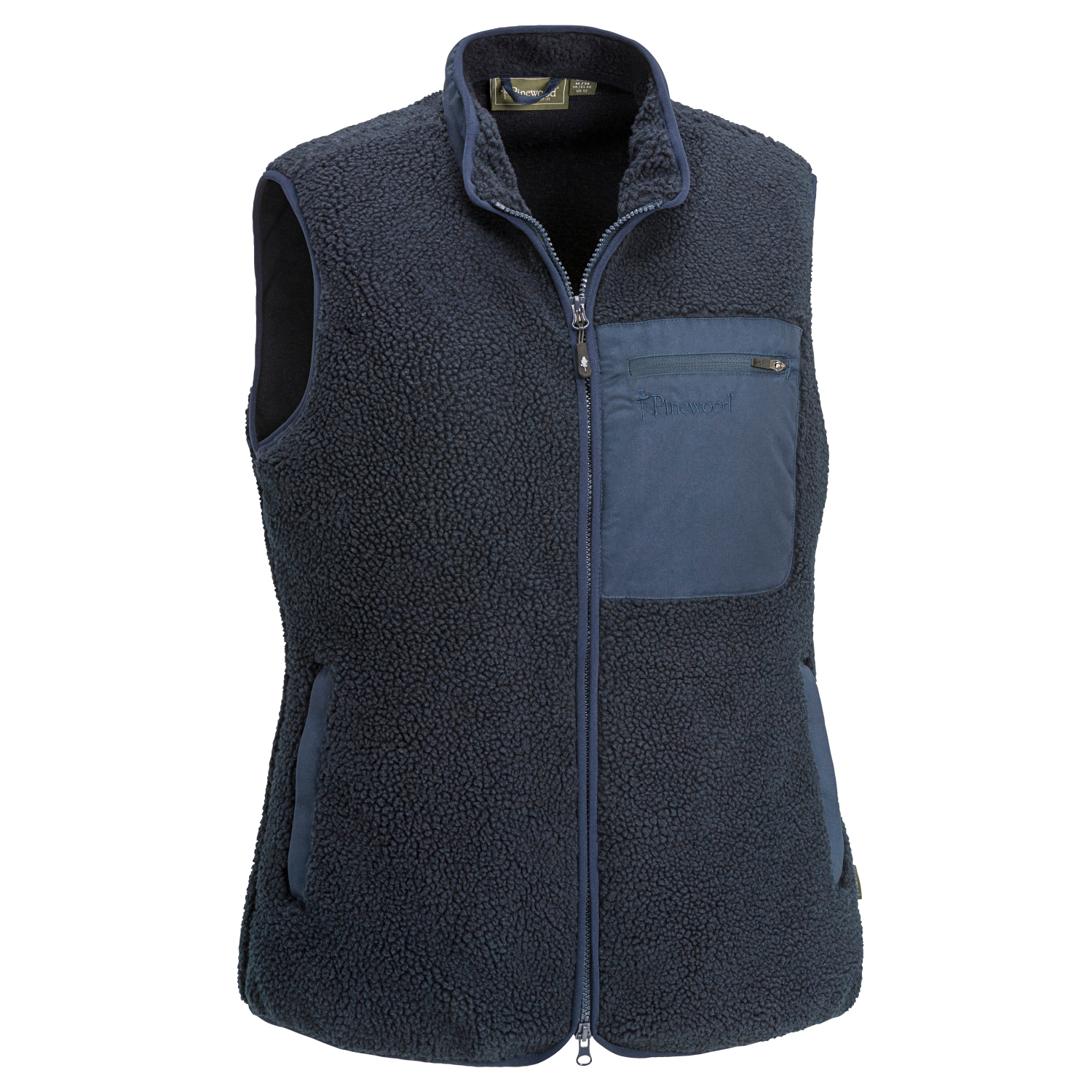 Faserpelz-Weste (dark navy)