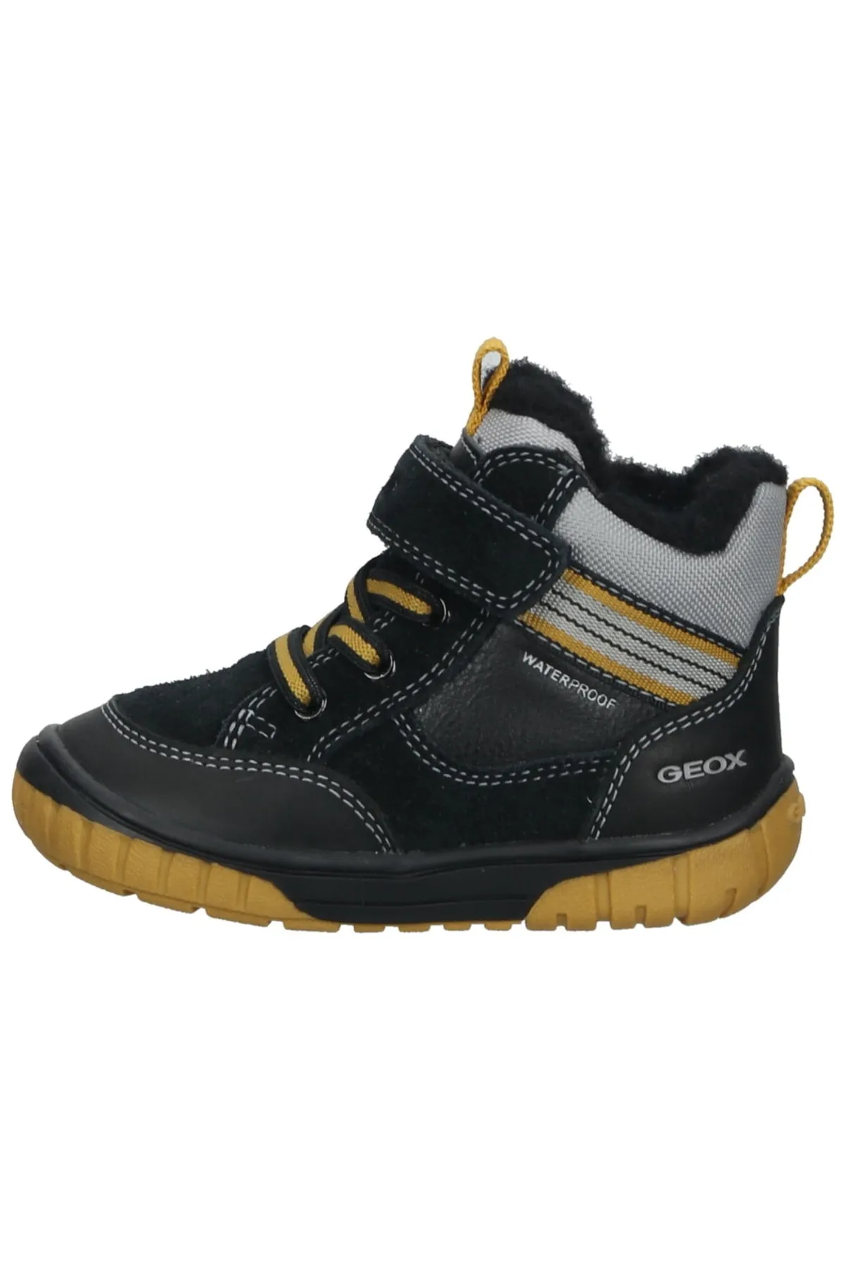 Geox  Stiefelette - Schwarz - Flacher Absatz