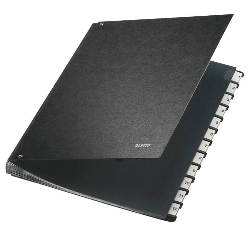 Leitz Pultordner 5812 DIN A4 Schwarz Hartpappe