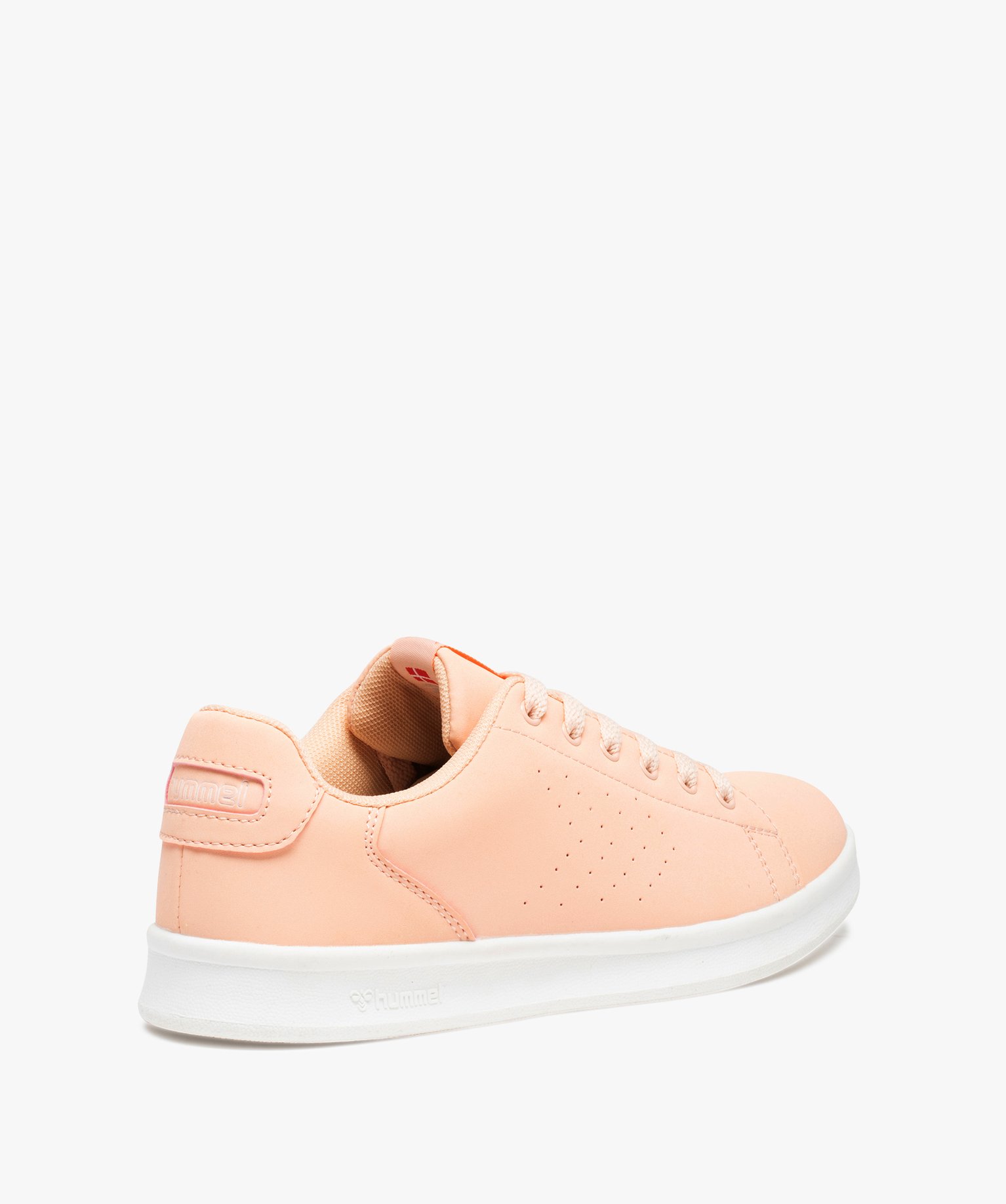 Tennis femme unies à lacets – Hummel Busan orange | GEMO
