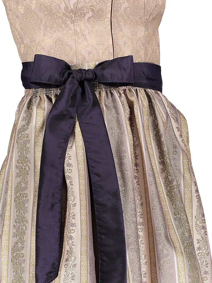 Turi Landhaus Dirndl in Beige günstig kaufen