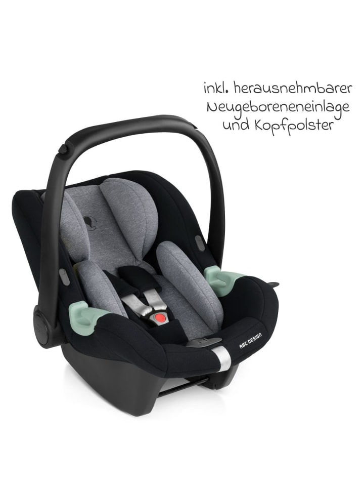 ABC-Design Babyschale Tulip (Autositz Gruppe 0  / i-Size) in schwarz,grau günstig kaufen onesize
