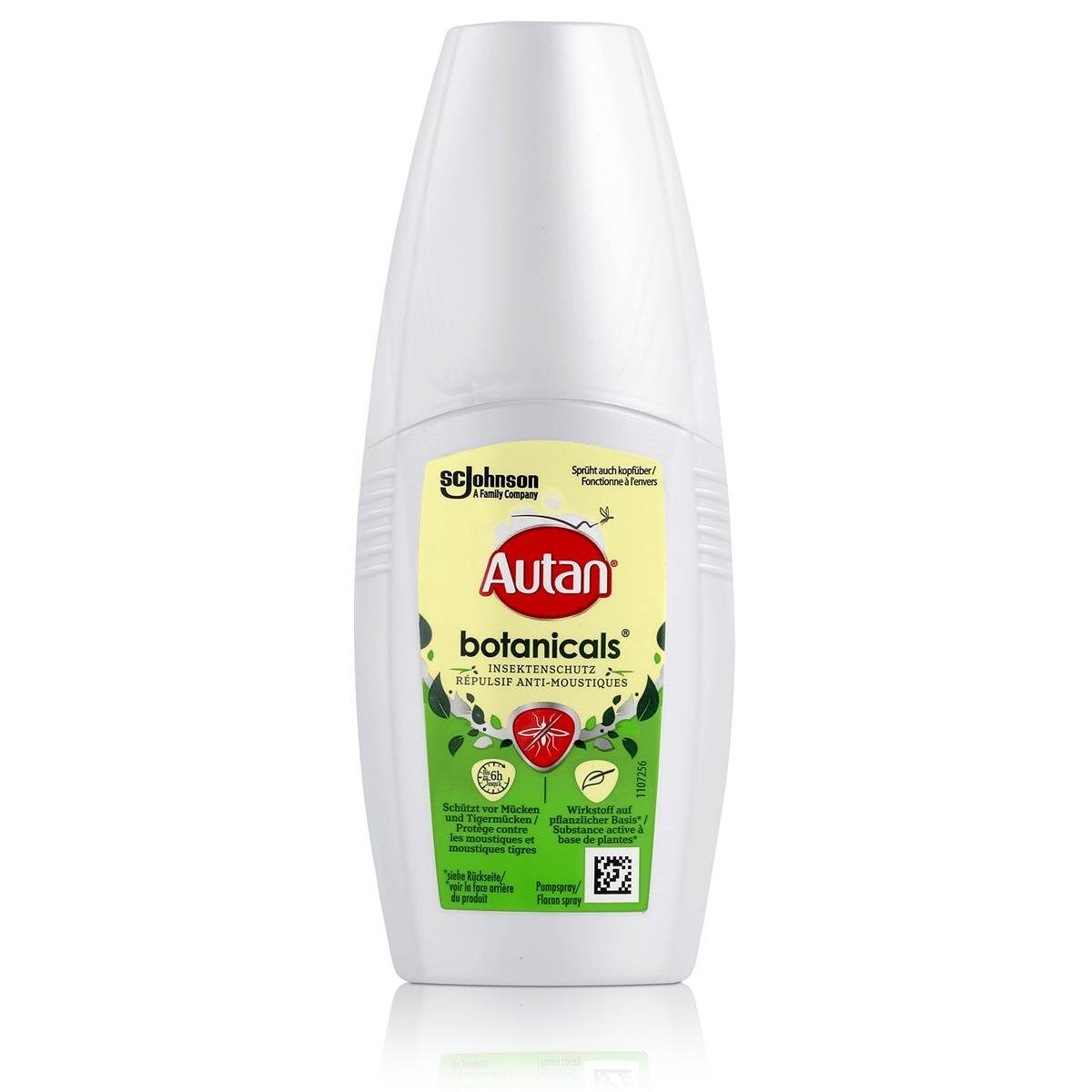 Autan Insektenspray Autan botanicals Insektenschutz 100ml - Schutz vor Mücken,Tigermücken