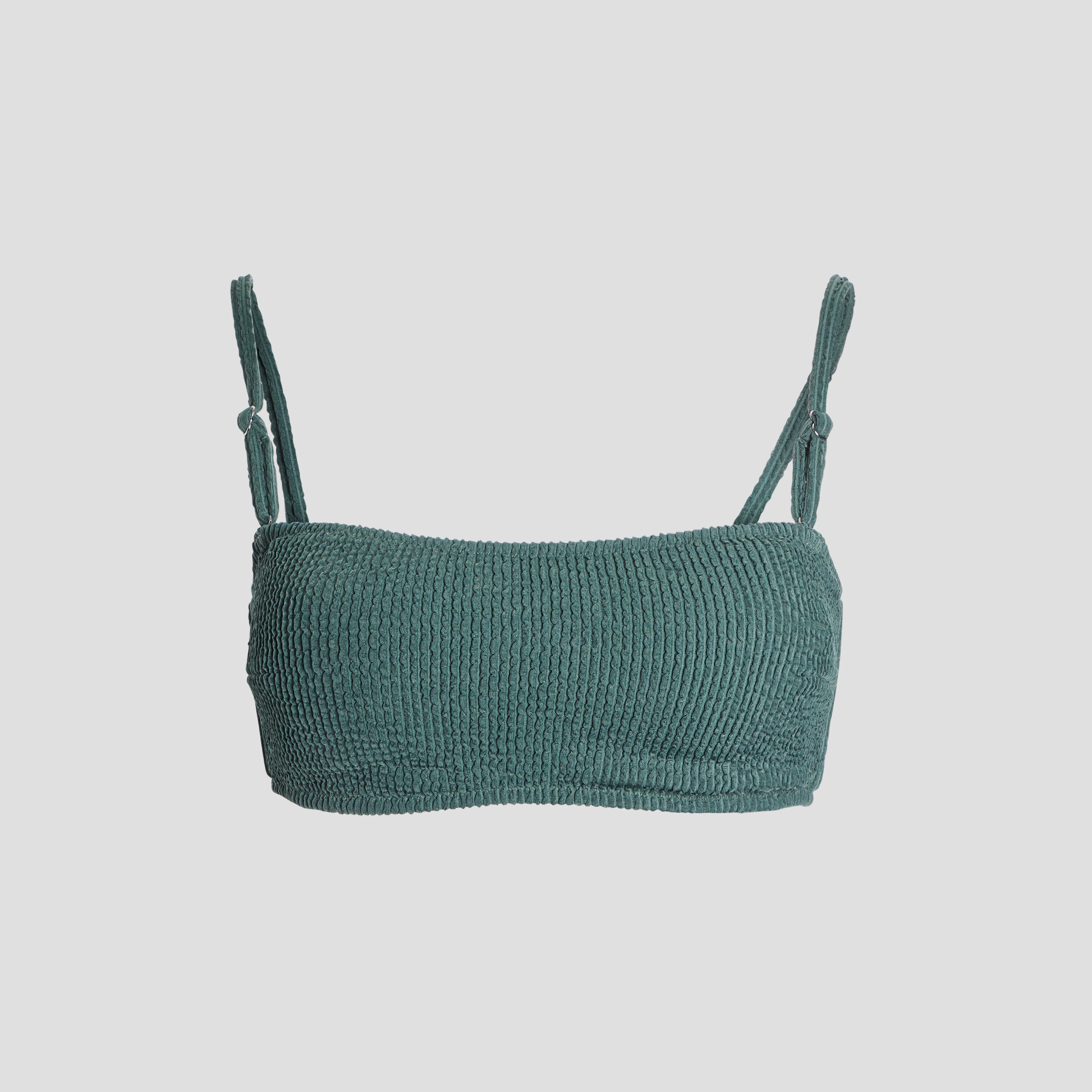 Haut de maillot de bain vert kaki femme | La Halle