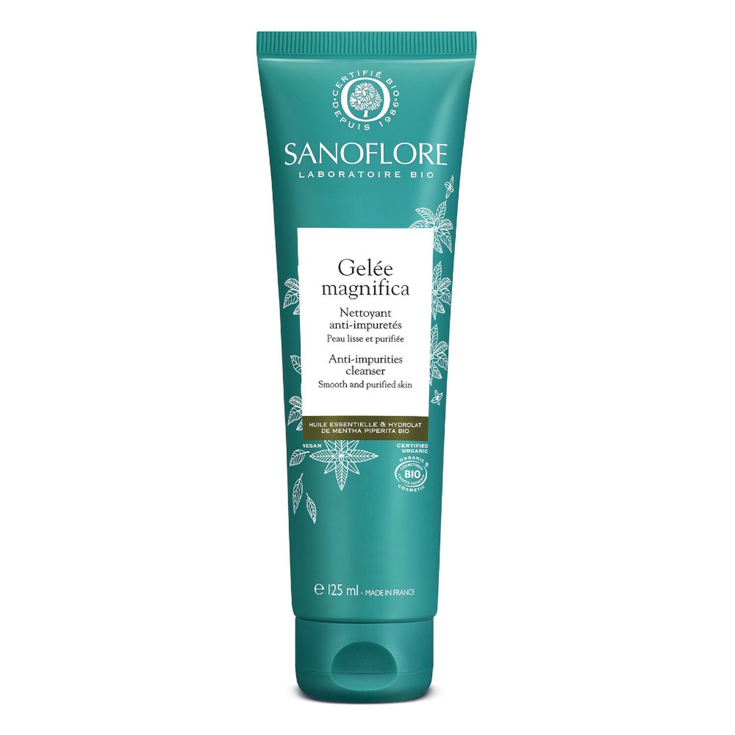 Sanoflore Gelée Magnifica Nettoyant Purifiant 125 ml