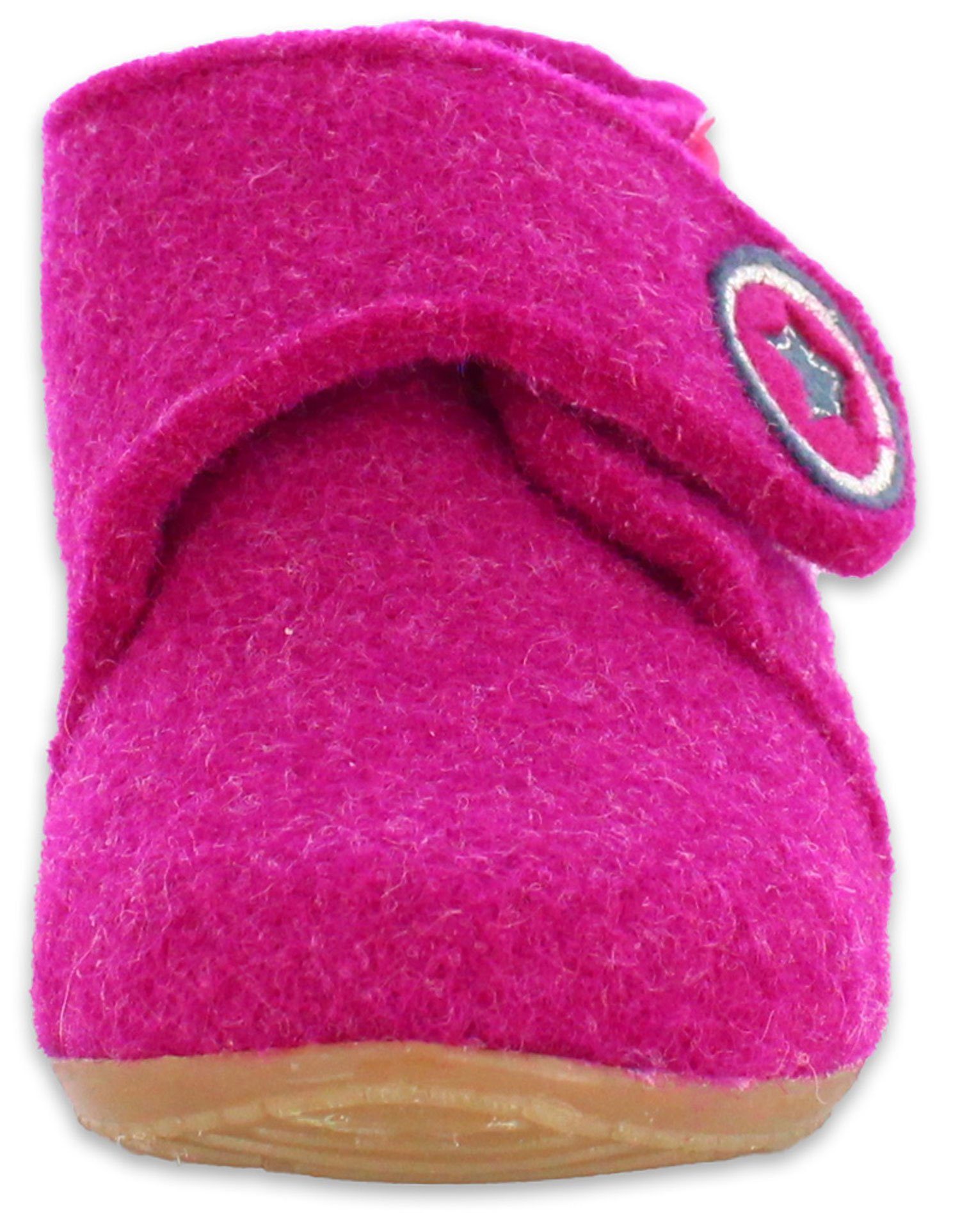 Beck Kleinkind Filzhausschuh Snuglies mit Flexisohle Hausschuh (zuckersüße warme Hausschuhe, schmale Passform, für die Kita und Zuhause) Sehr flexible Laufsohle, warmes atmungsaktives Obermaterial