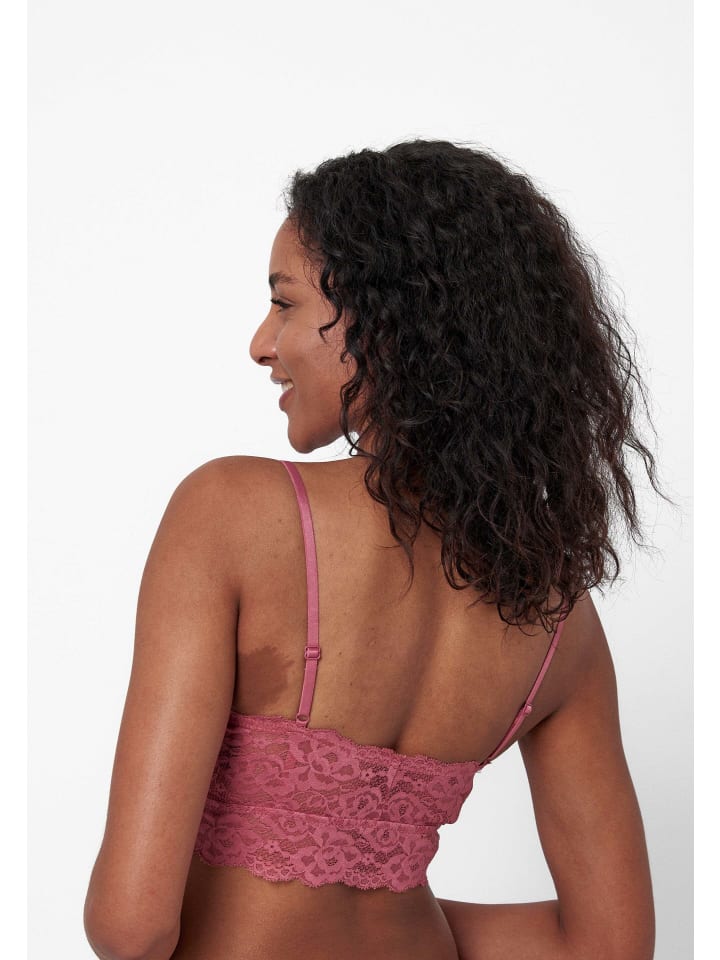 SNOCKS Spitzen-BH Damen 1 Stück in Mauve günstig kaufen