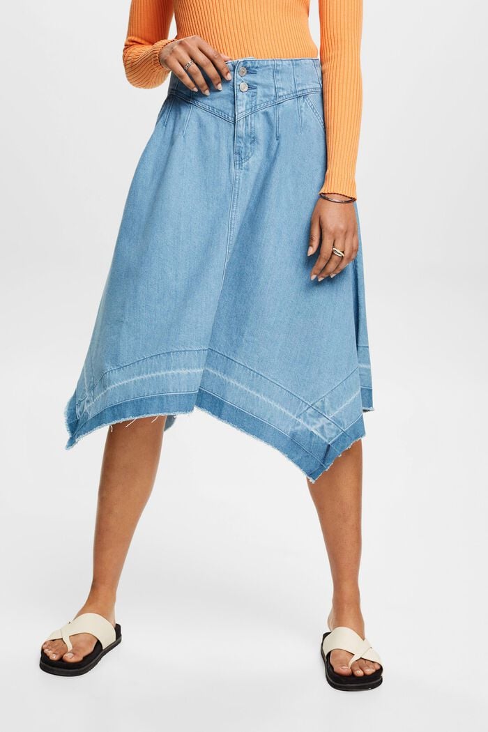 Asymmetrischer Jeansrock