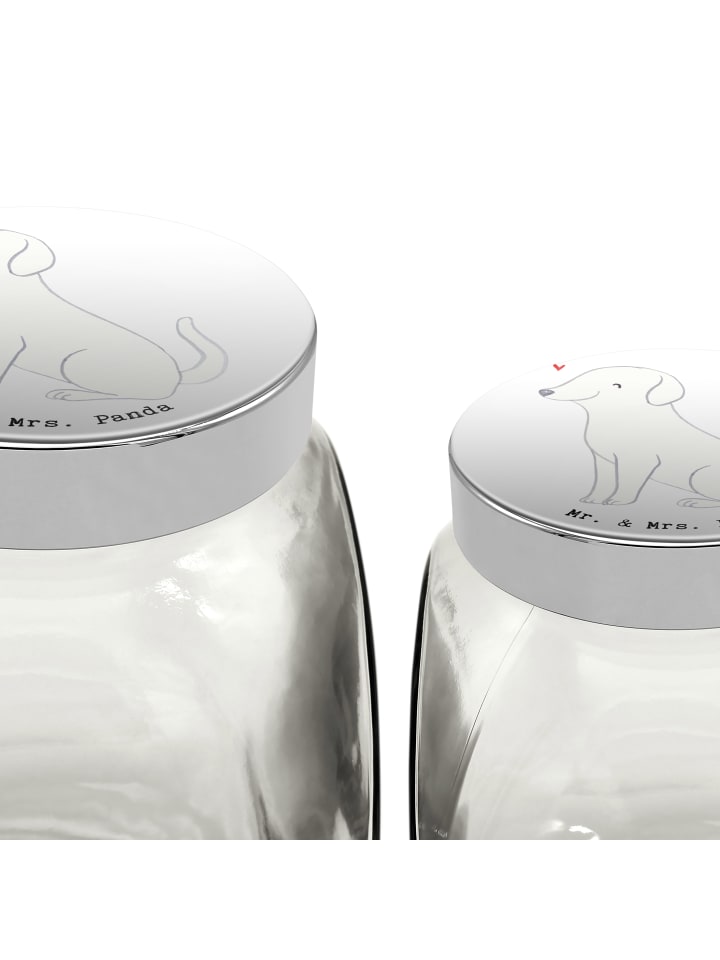 Mr. & Mrs. Panda Leckerli Glas Labrador Lebensretter ohne Spruch in Weiß günstig kaufen
