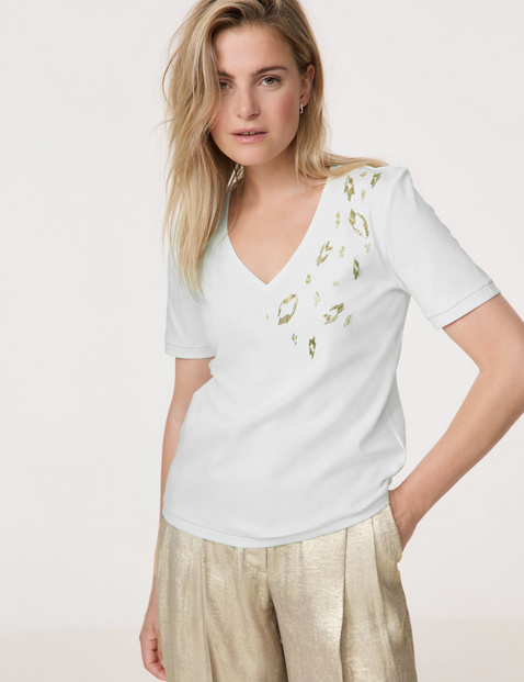 Baumwollshirt mit schmückenden Details