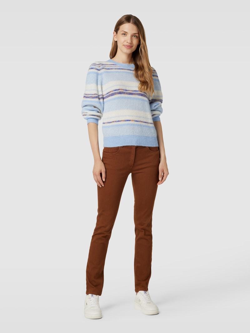 Slim Fit Jeans mit Stretch-Anteil Modell 'TWIGY' in cognac