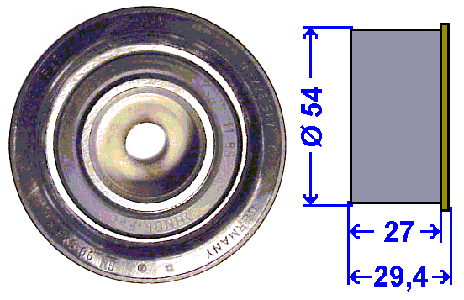 SNR Umlenkrolle Opel GE353.17 - ATU
