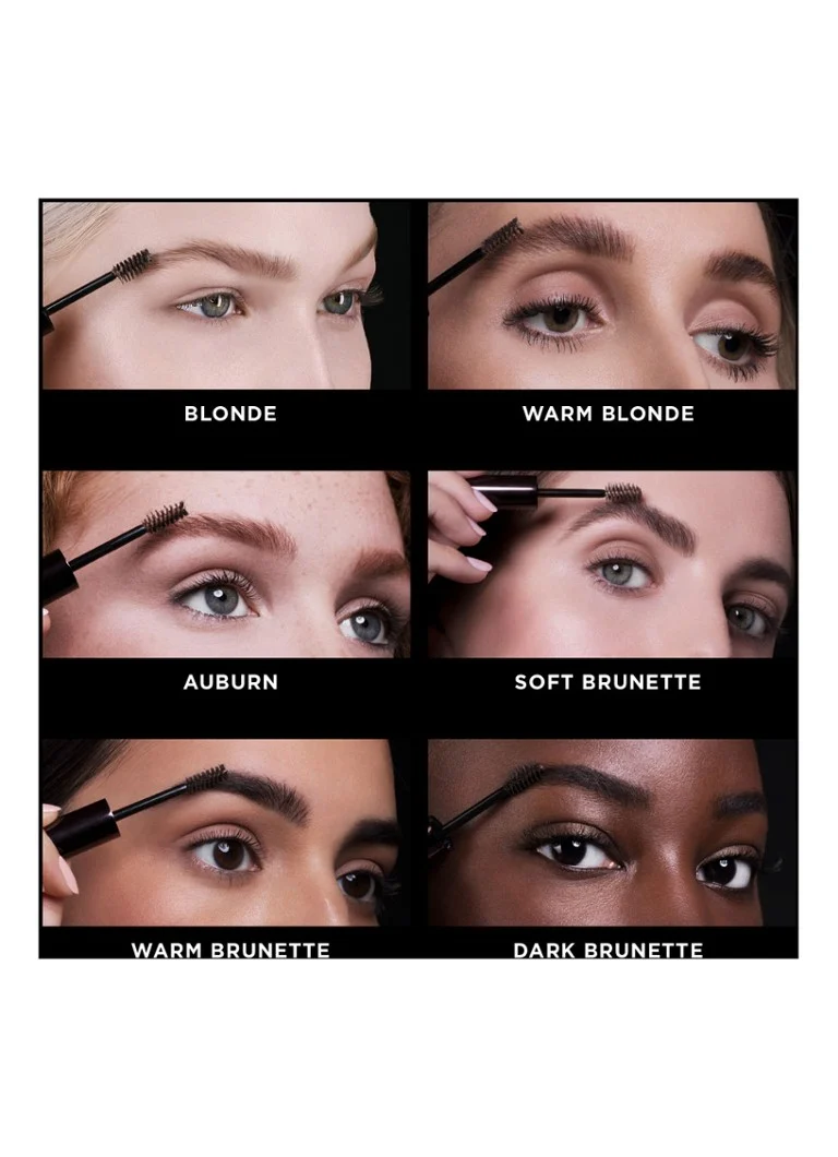 Hourglass Arch Brow Volumizing Fiber Gel - tinted brow gel for volume