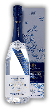 Andrea da Ponte Uve Bianche Andrea da Ponte Uve Bianche Weiches und harmonisches Destillat aus weißen Trauben. 0,7	 Liter - Vol 38%