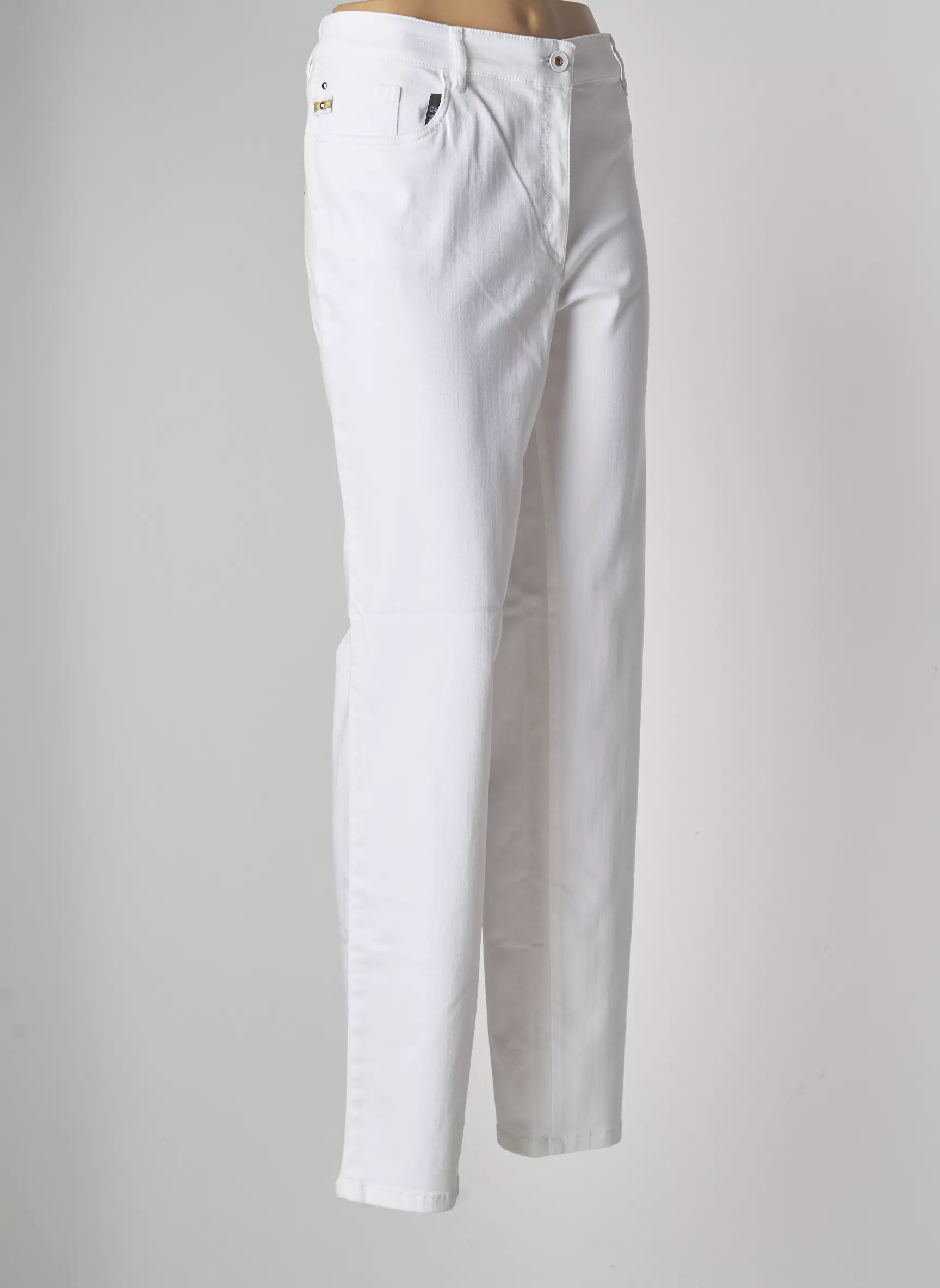 Zerres Pantalons Droits Femme couleur blanc