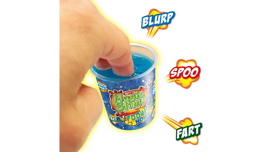 CRAZE - MAGIC SLIME Dose mit 100ml Pups-Schleim 85 ml