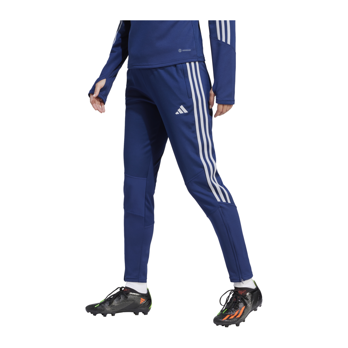 adidas Tiro 23 CB Hose Damen Blau Weiss