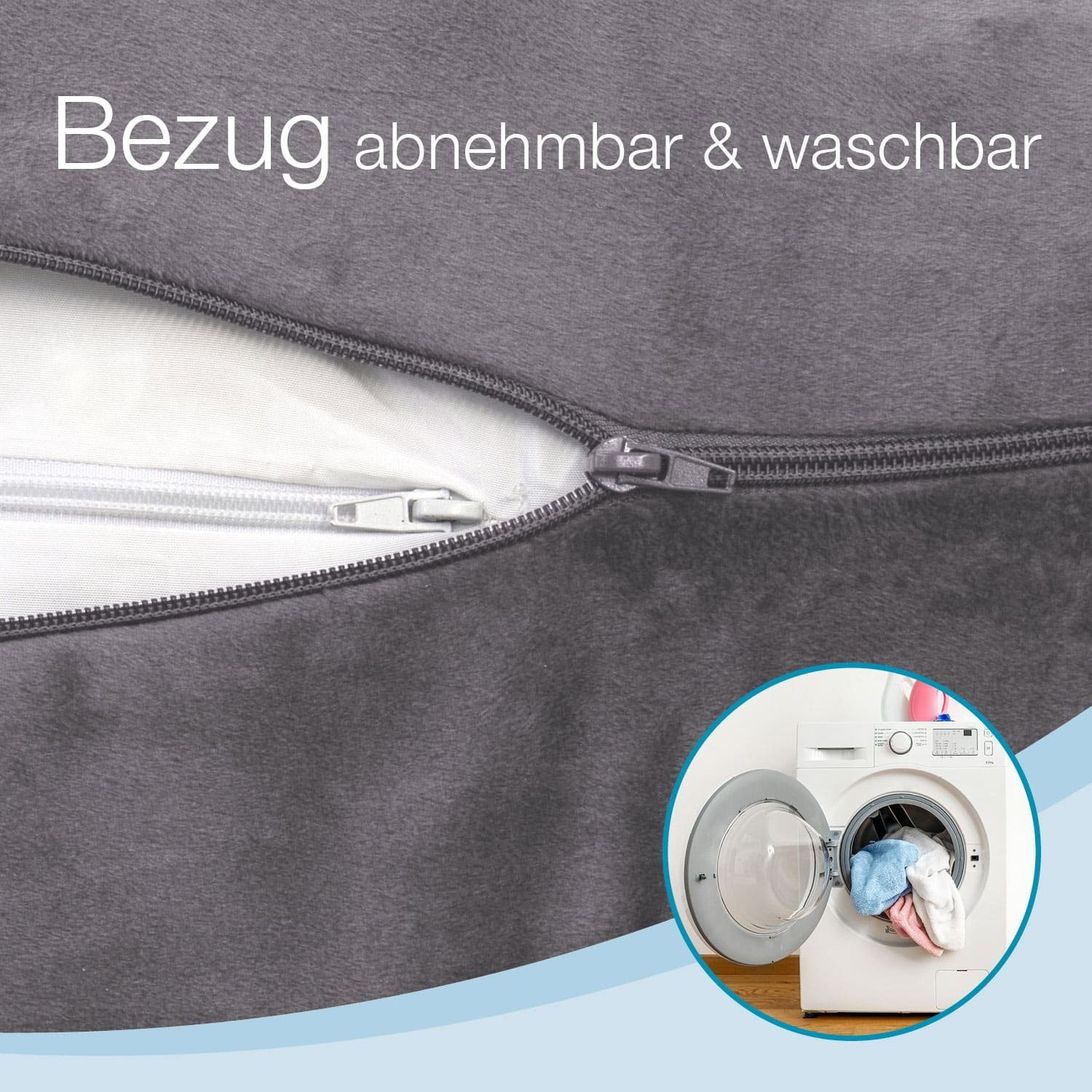 aktivshop Rückenkissen mit Armlehnen, 1-tlg.