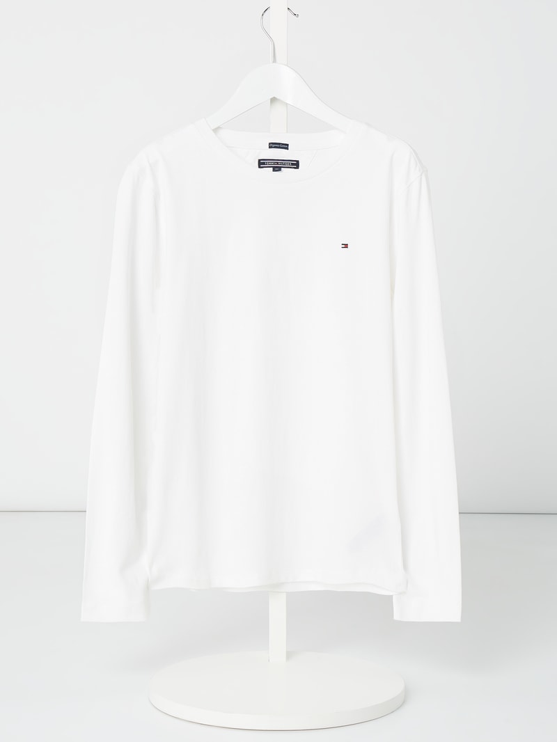 Longsleeve aus Organic Cotton in weiß